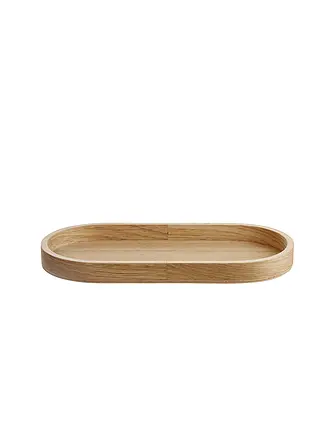 ASA SELECTION | Plateau en bois ovale 23x11cm Chêne Brun | 